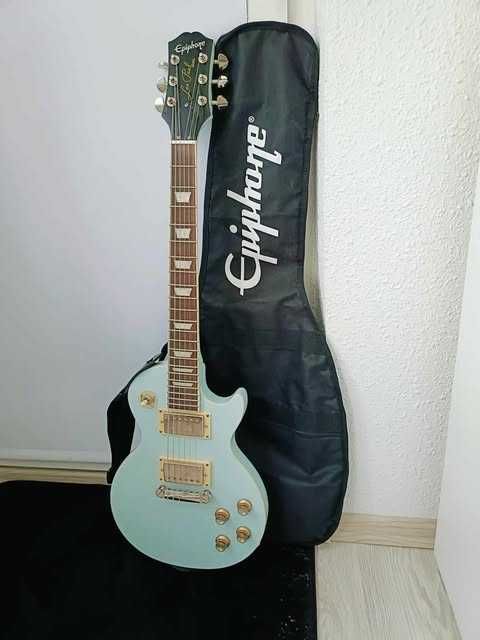Epiphone Power Plays Les Paul Ice Blue  3/4 - nowa