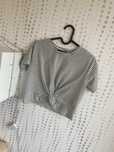 Koszulka crop top paski Primark roz. S