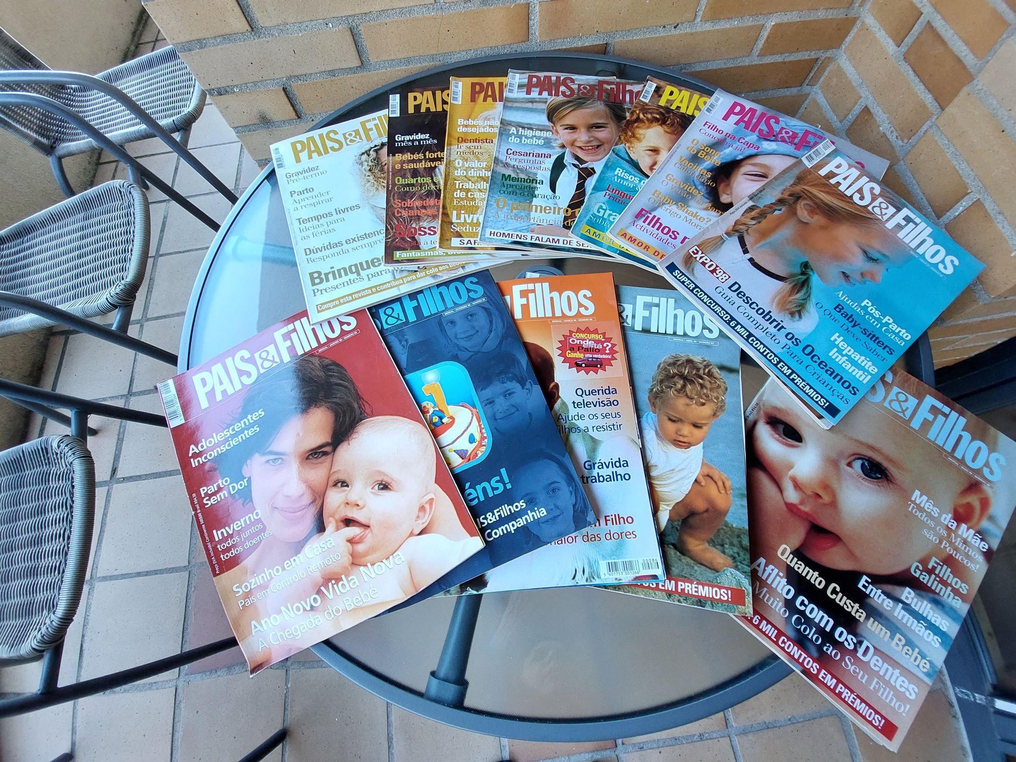 Revista pais e filhos Vendido ano 1998 de Jan a Dez
