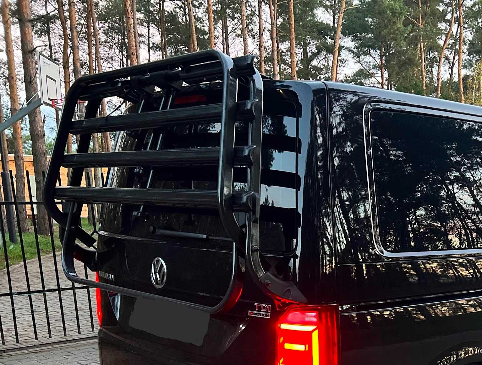 bagażnik rowerowy  vw t6,orginał vw,multivan transporter, czarny
