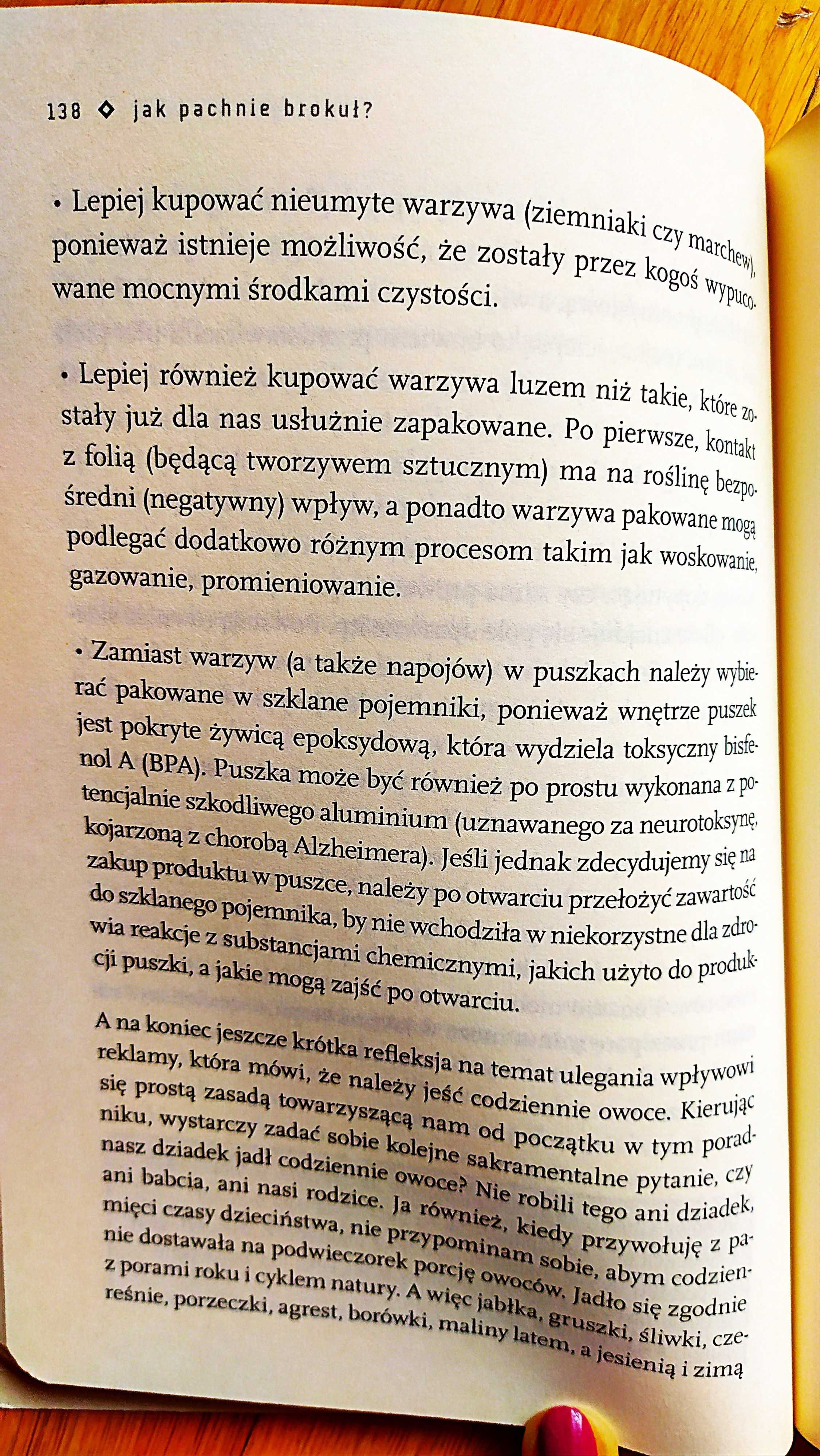 Zamień chemię na jedzenie – Julita Bator