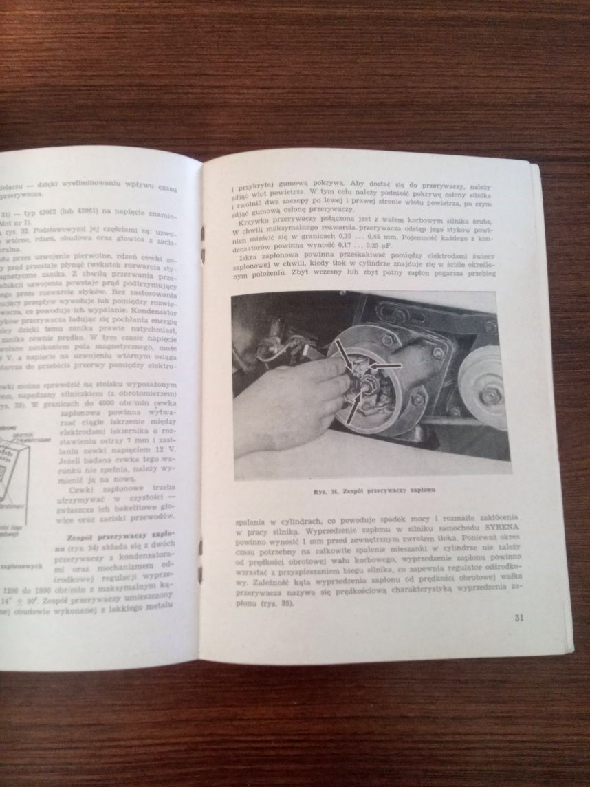 Książka Osterloff Elektrotechnika Samochodów Osobowych Syrena 101