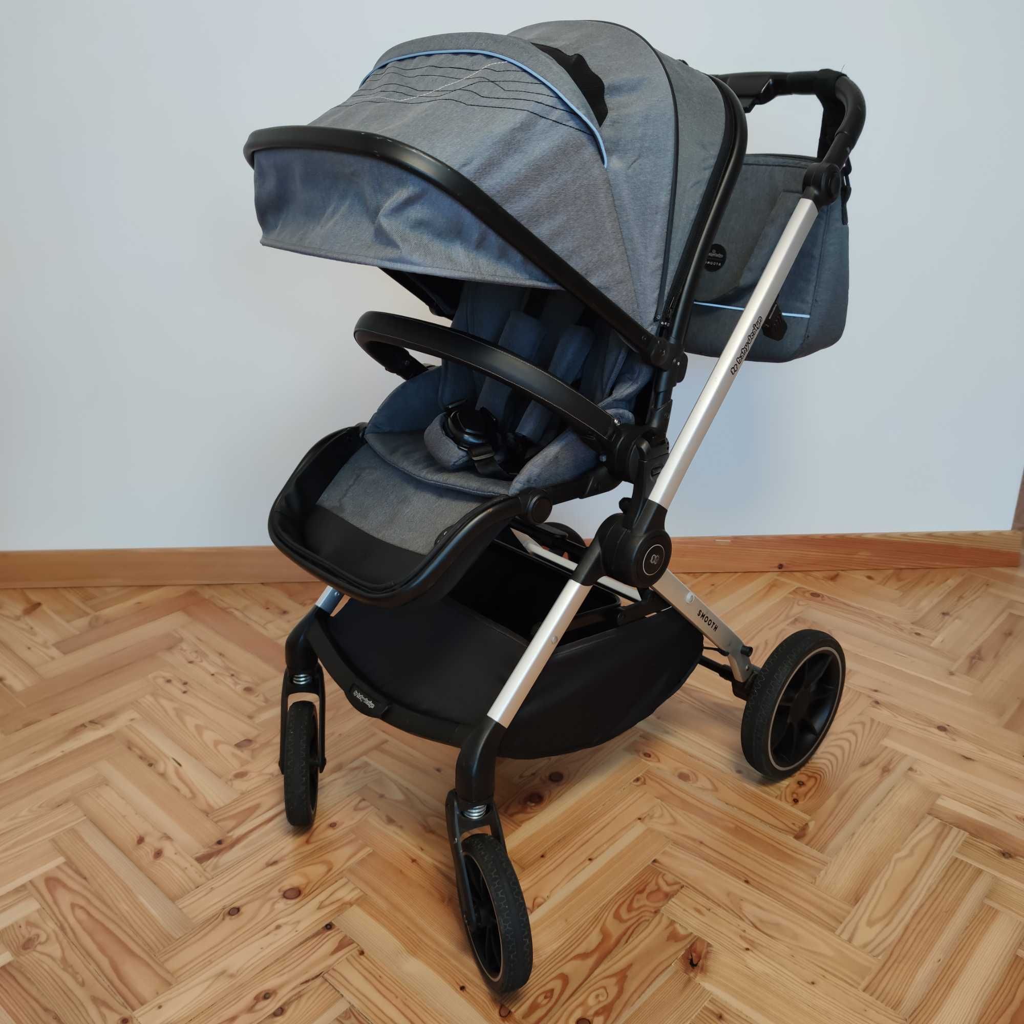 wózek wielofunkcyjny 2w1 Baby Design z mnóstwem dodatków- stan bdb