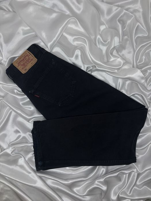vintage Levi’s 501 dzinsy czarne klasyczne proste levisy casual denim