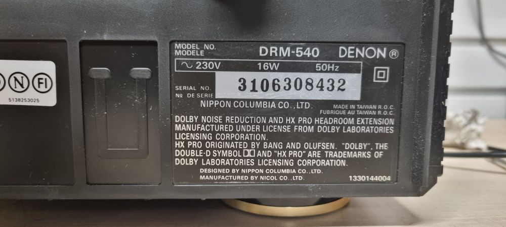 Magnetofon deck DENON DRM-540