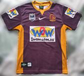Oryginalna koszulka Brisbane Broncos domowa 2004 National Rugby League