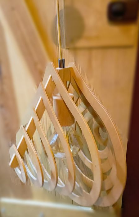 Lampa drewniana Ikea