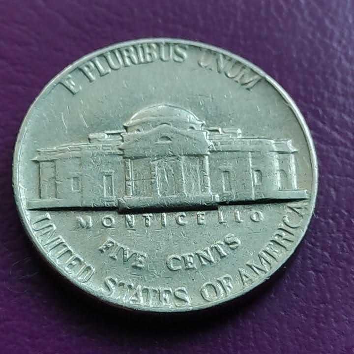 Moneta USA 5 centów 1974 - Oryginał Ładna !