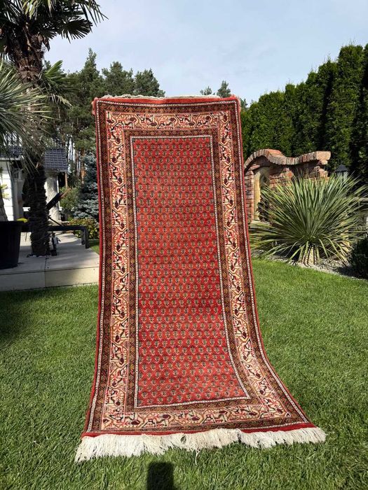 Chodnik Dywan Ręcznie Tkany Kaszmirowy perski Indo Mir 210x80 gal.6tyś