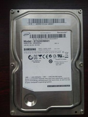 Жорсткий диск HDD Samsung ST320DM001 HD322GJ 320GB 7200 SATA II