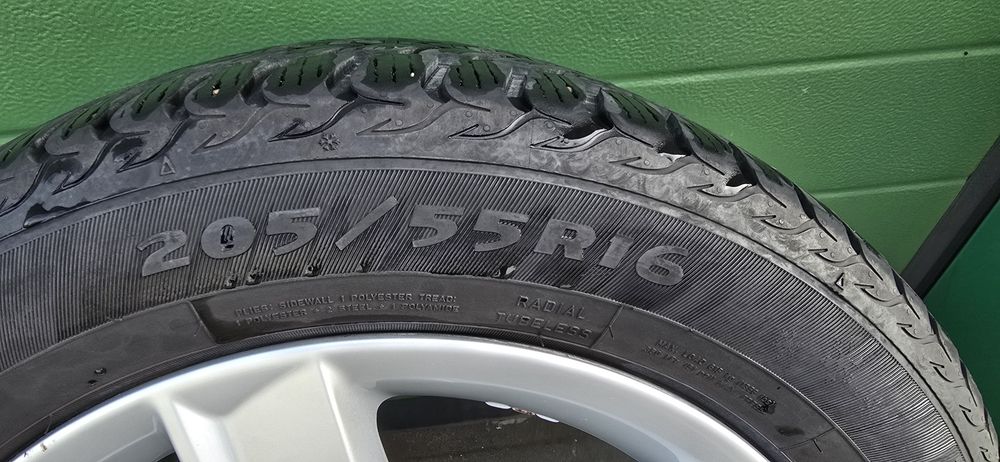Koła Audi 5x112 opony zimowe 205x55r16