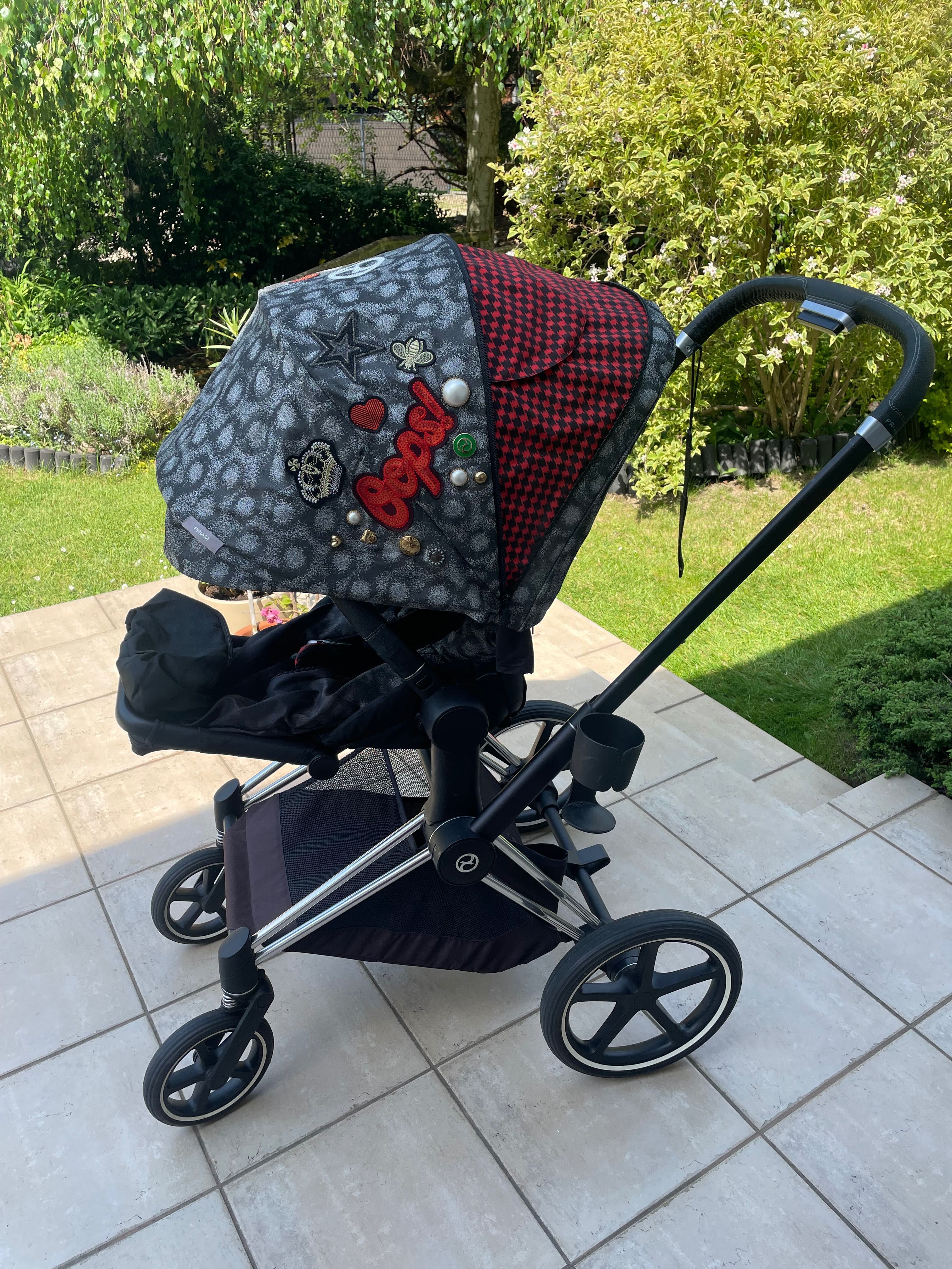 Cybex Priam 2.0 Platinium Rebellious z dodatkami