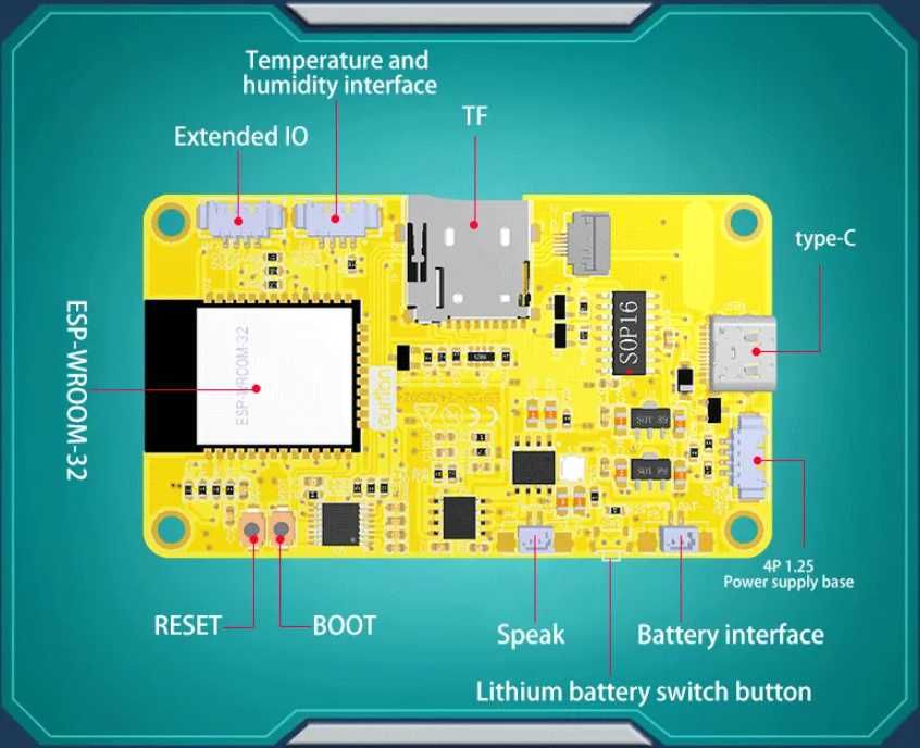 ESP32 з екраном 2,4" сенсор ємнісний 2432S024 багато портІв