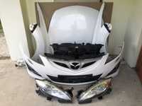 Przód Mazda 6 II GH Lift zderzak maska xenon