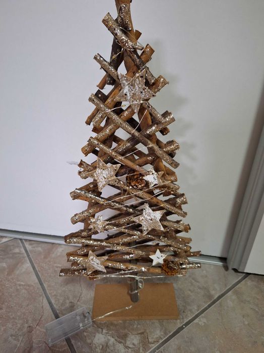 Pinheiro de natal com pisca