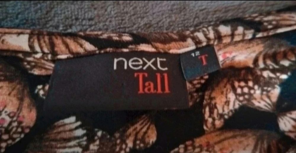 Sukienka midi 97 % wiskoza Next rozmiar L 40