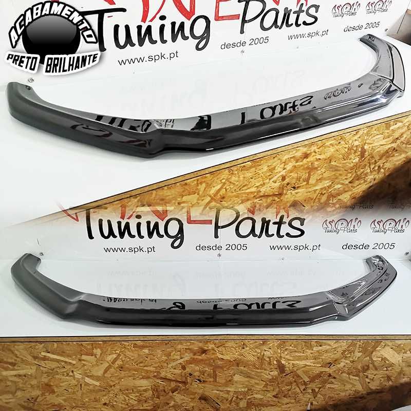 LIP SPOILER AUDI A4 S-LINE / S4 B9 (BLACK GLOSS) (15-19) - [PLÁSTICO]
