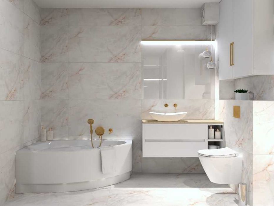 Apartament w stanie deweloperskim z wizualizacją