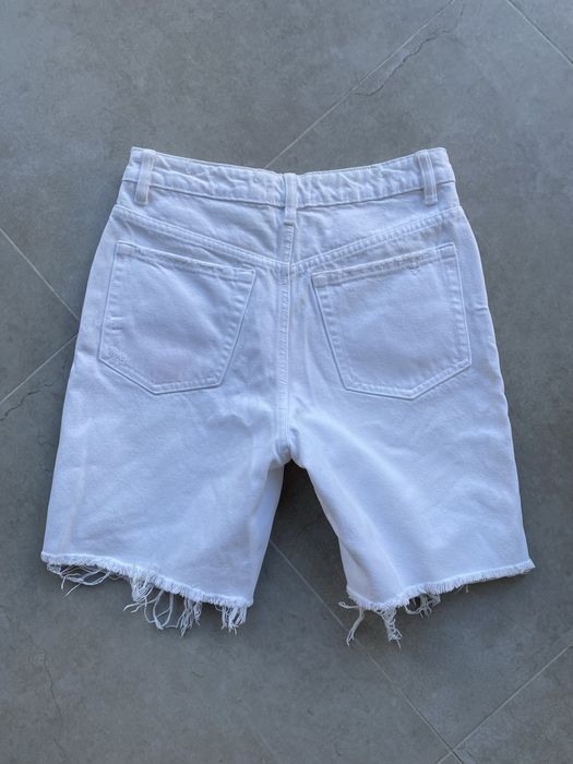 Білі джинсові шорти Zara