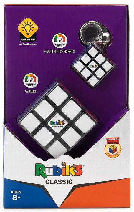 Kostka Rubika Oryginalna Klasyczna + Brelok 3x3
