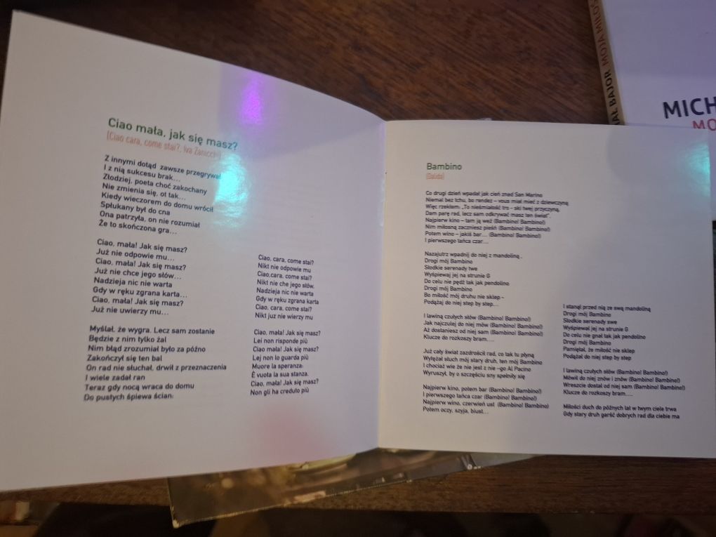 CD Michał Bajor - Kolor Cafe 2019 Sony / Autograf