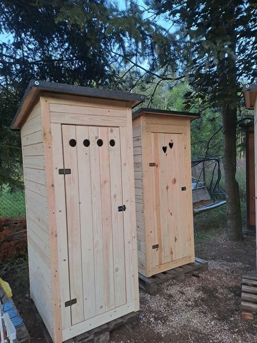 Kibelek drewniany, WC, kibelek,  SOLIDNY Dostępne od ręki Zapraszam