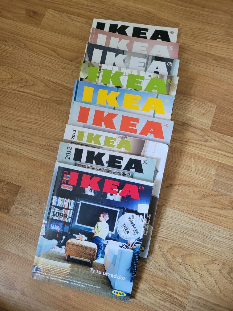 9 katalogów IKEA od 2011 do 2019