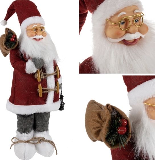 Święty Mikołaj Figurka Ozdoba Dekoracja Do Domu Dla Dzieci *okazja*