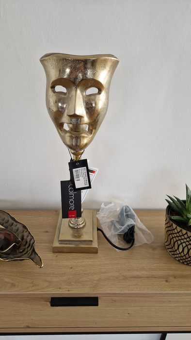 Oryginalna Lampa Maska Diga Colmore NA PREZENT Raw Bronze Aluminium