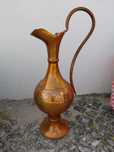 Jarro decorativo em cobre