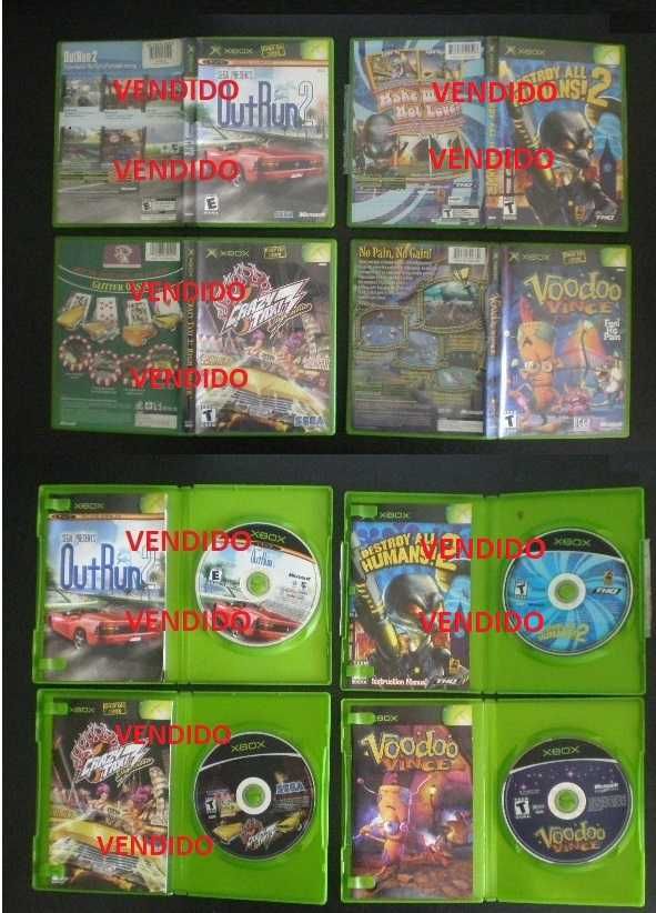 11 jogos X-BOX NFS Defender Voodoo Madden Fifa Counter Strike NBA