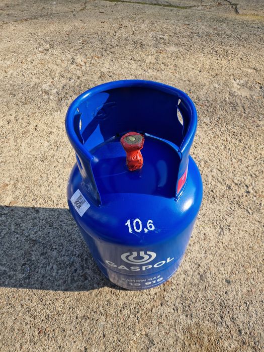 Butla gazowa gaz 11 kg pełna z kołnierzem lub bez, z plombą i legaliza