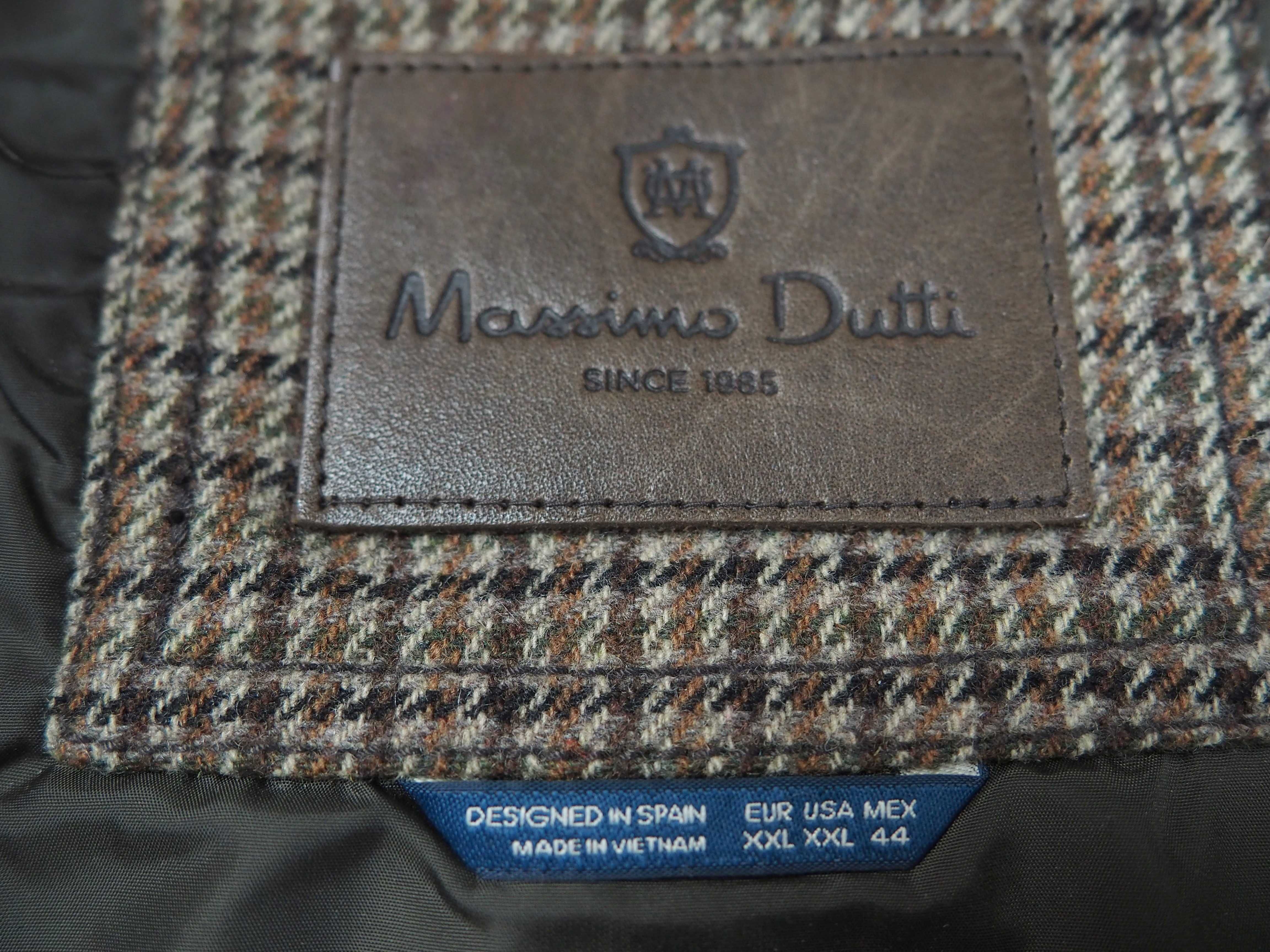 OBNIŻKA! Massimo Dutti_Wool_kurtka z kapturem_PREMIUM_XXL