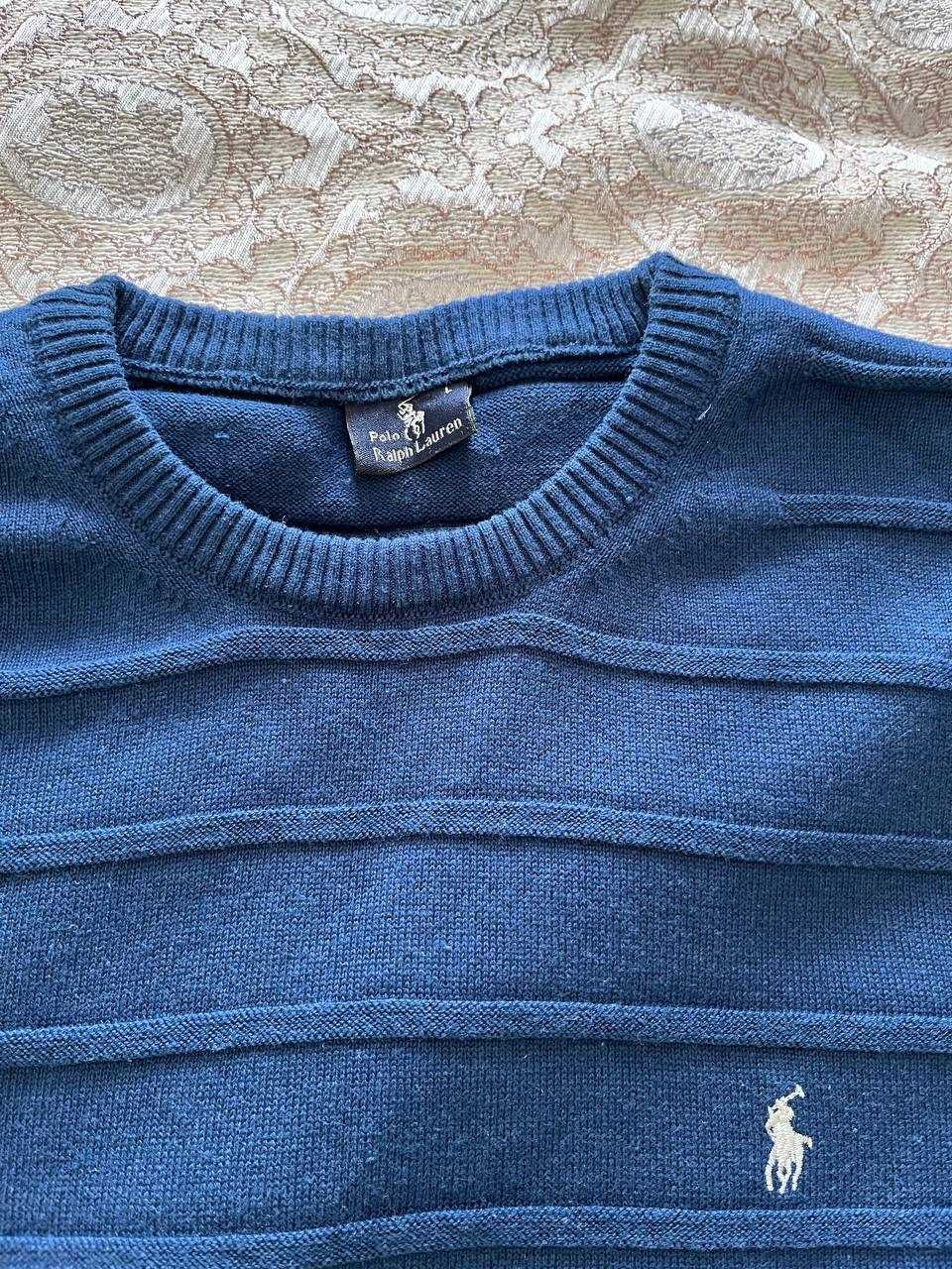 Синій джемпер чоловічий  Polo Ralph Lauren (оригінальний)
