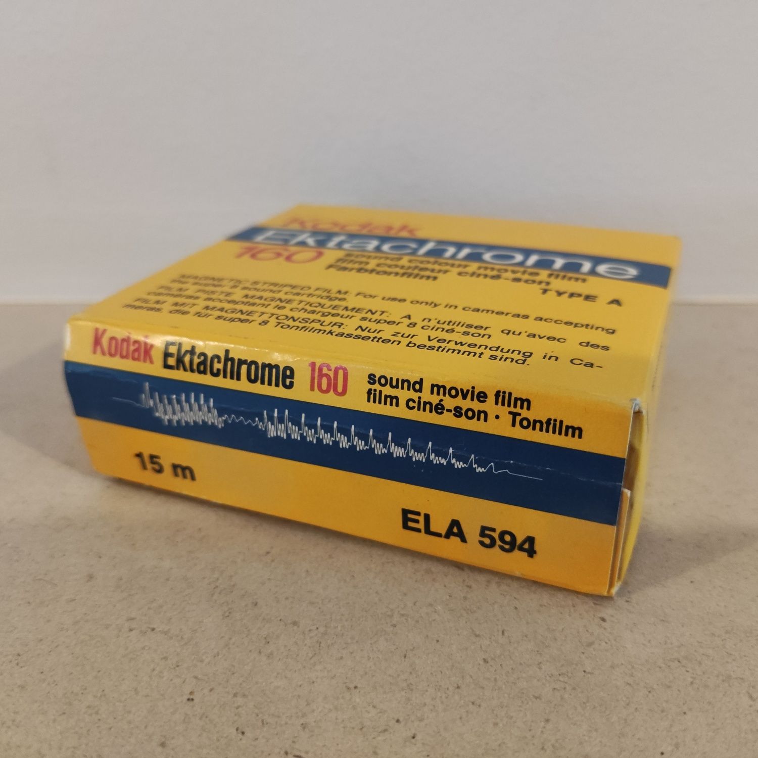 Kodak Ektachrome 160 sound colour movie filme