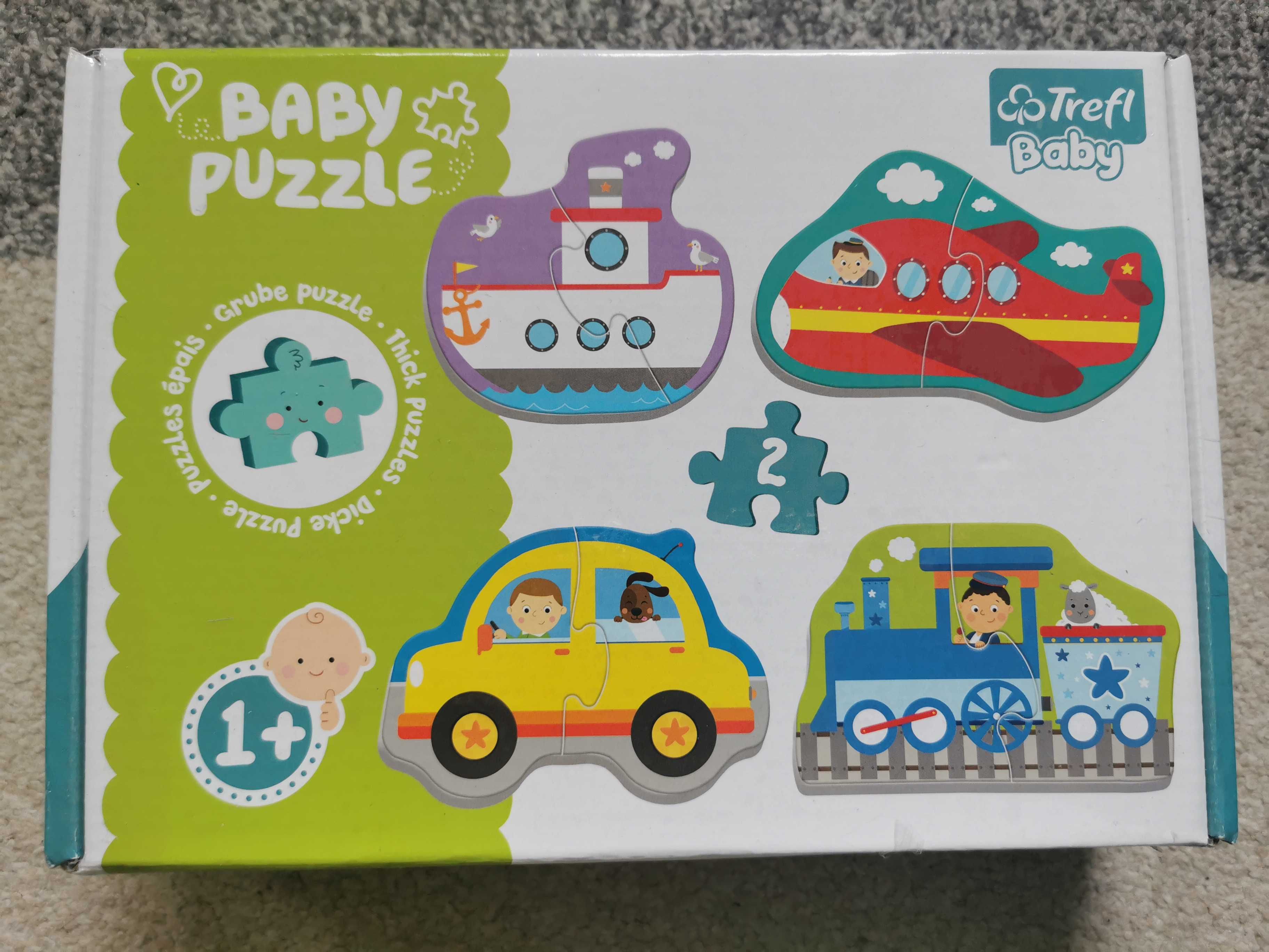 Nowe grube Puzzle Baby Pojazdy Trefl