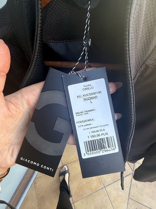 Kurtka męska Giacomo Conti L czarna Cirillo