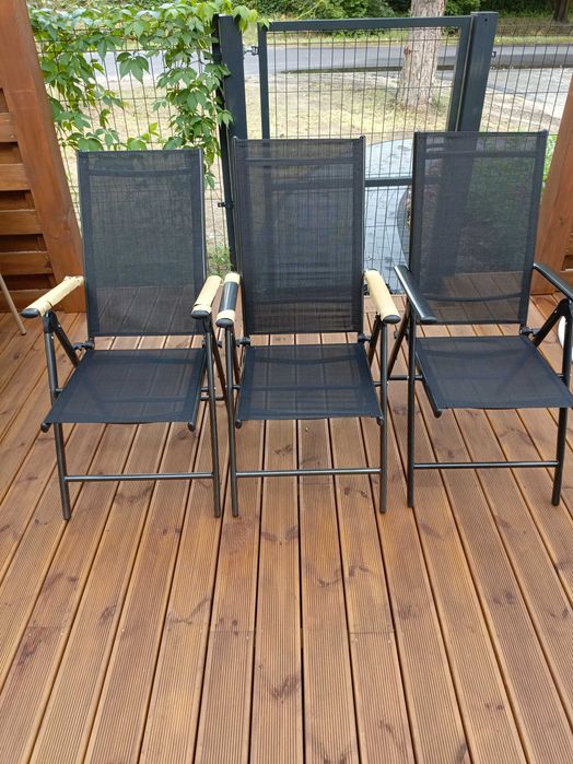 Składane krzesło ogrodowe na taras balkon ogród
