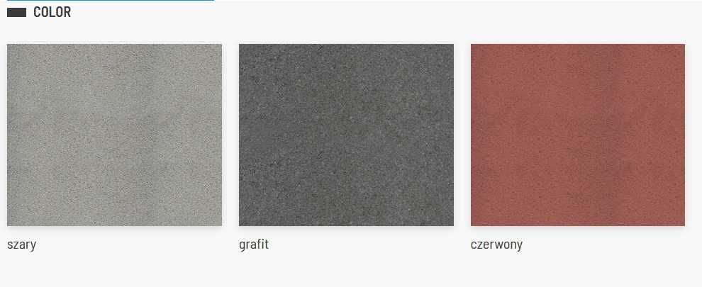 Kostka Brukowa Bruk- Bet HOLLAND PROSTOKĄT 6 cm SZARY