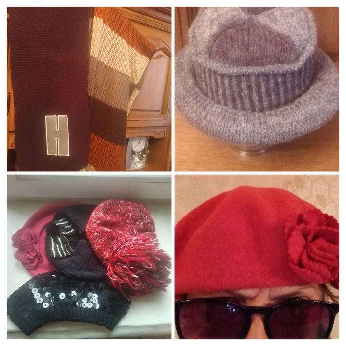 Шарфы,береты,шапки брендовые