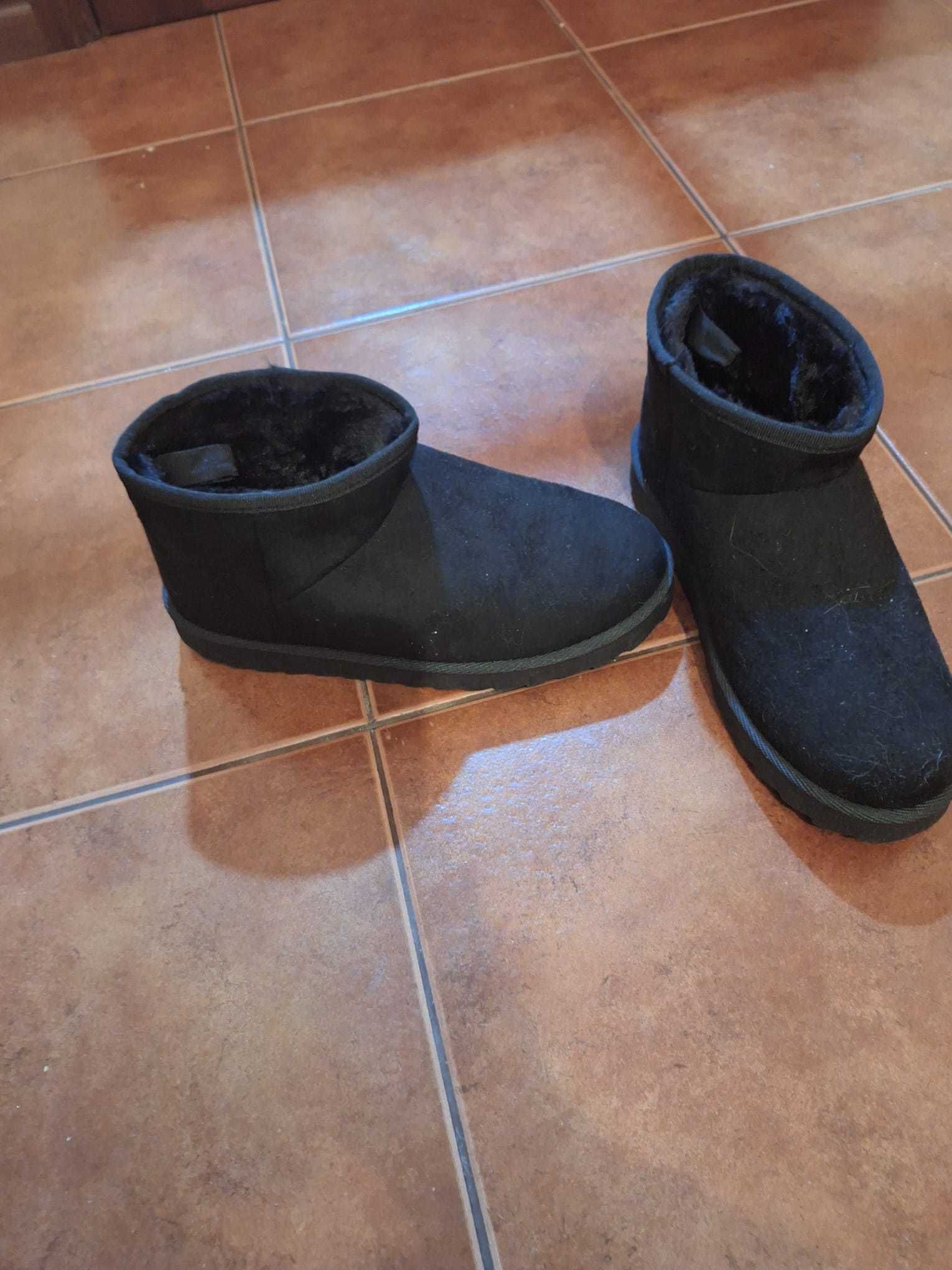 Pantufas Pretas Primark Novas