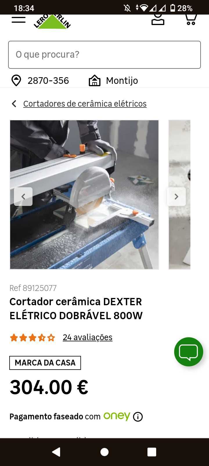 Vendo cortador cerâmico dexter