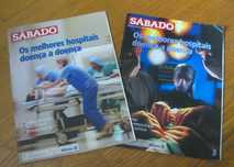 Revistas Sabado Antigas com Os Melhores Hospitais para Cada Doença