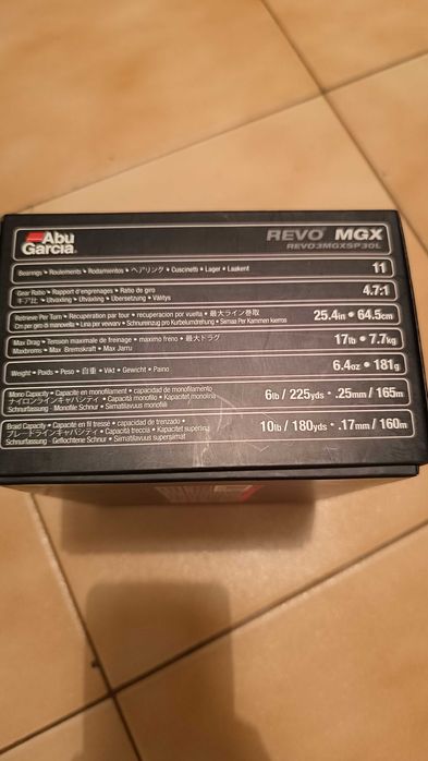 Kołowrotek Abu Garcia revo mgx 30 L
