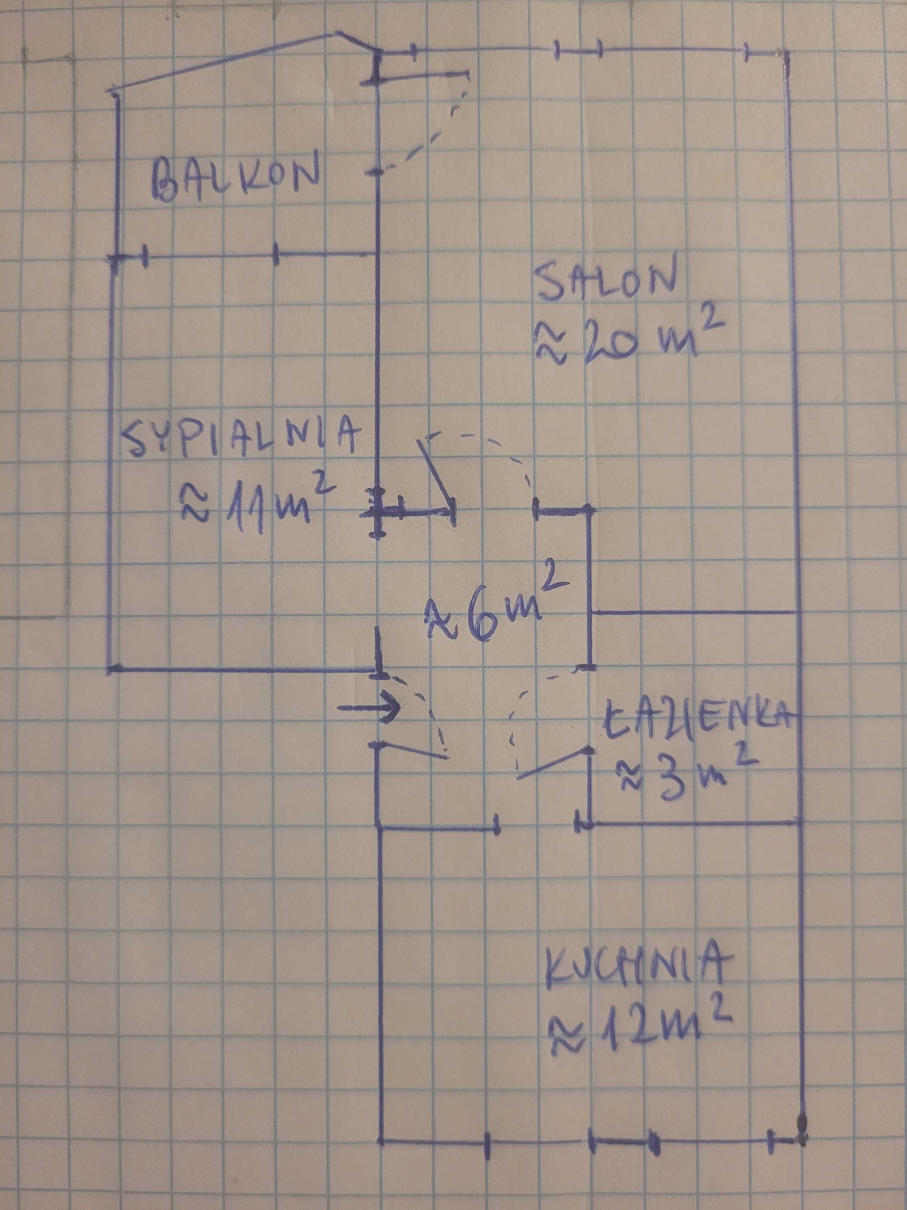 Mieszkanie 2-pokojowe, 52m2, Siedmiogóra 7