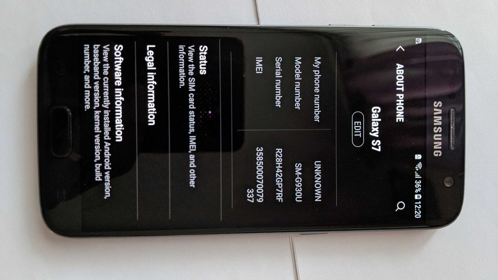 Samsung Galaxy S7 G930U 32 ГБ Без задньої кришки