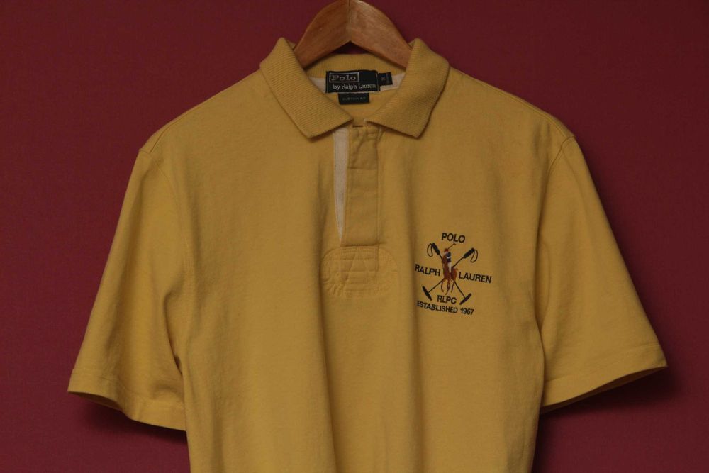 Polo Ralph Lauren рр M-L поло из плотнейшего хлопка