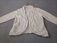 Sweter sweterek kremowy damski M/L