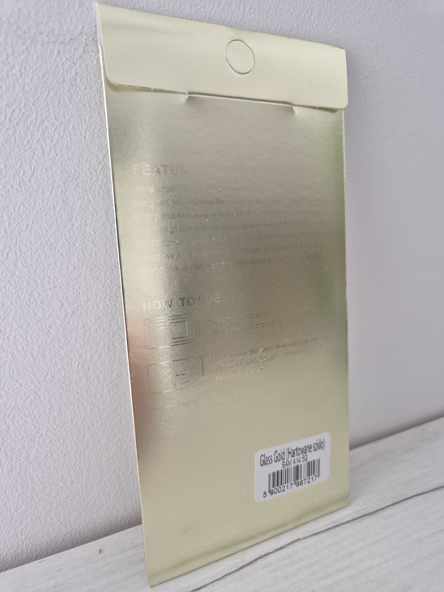 Hartowane szkło Gold do SAMSUNG GALAXY A14 5G