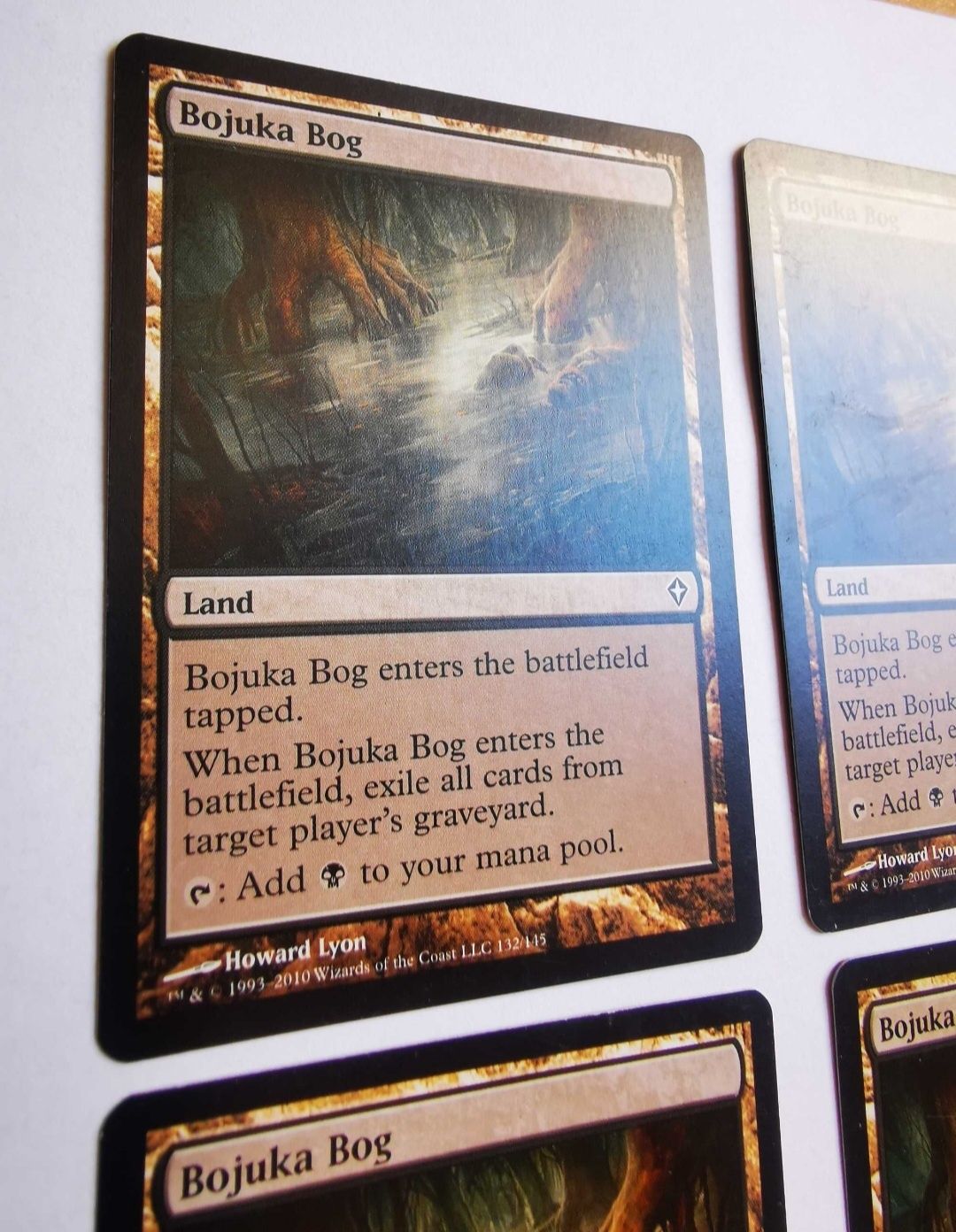 Magic The Gathering Bojuka Bog, 4 karty